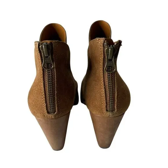 Kork-Ease Castaneda Suede Bootie Rust Size 7.5 - Picture 5 of 7